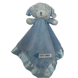 Kids Preferred Cozy Baby Blue Puppy Lovey Security Blanket Plush